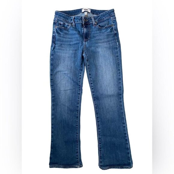 PAIGE Manhattan Denim Jeans Pant Medium Wash Women Size 28 - Picture 1 of 6